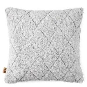 UGG Carmela Faux Fur Accent Pillow Stone New Sold Out